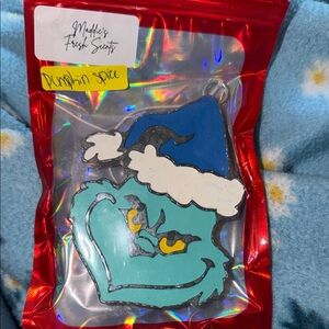 Blue and White Grinch Ornament & Car freshie